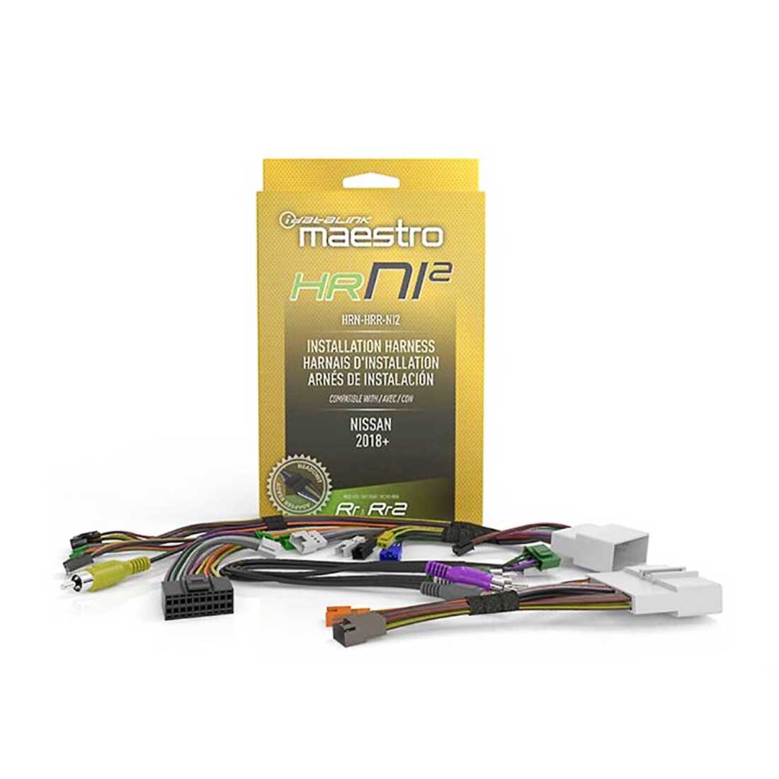 iDatalink Maestro HRN-HRR-NI2 radio replacement T-harness for Nissan and Infiniti