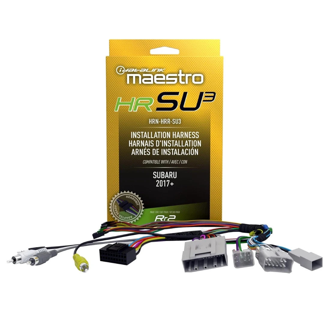 iDatalink Maestro HRN-HRR-SU3 radio replacement T-harness for Subaru