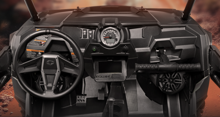 Polaris RZR Front Kick Panel Pods with 6.5” Active Speakers and Bluetooth