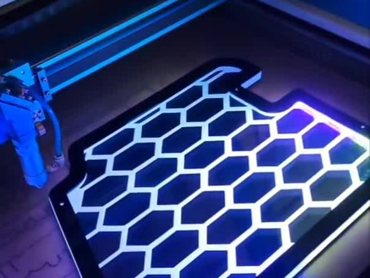 Illuminated LitFX front roof panel insert for a Jeep JL or JT.