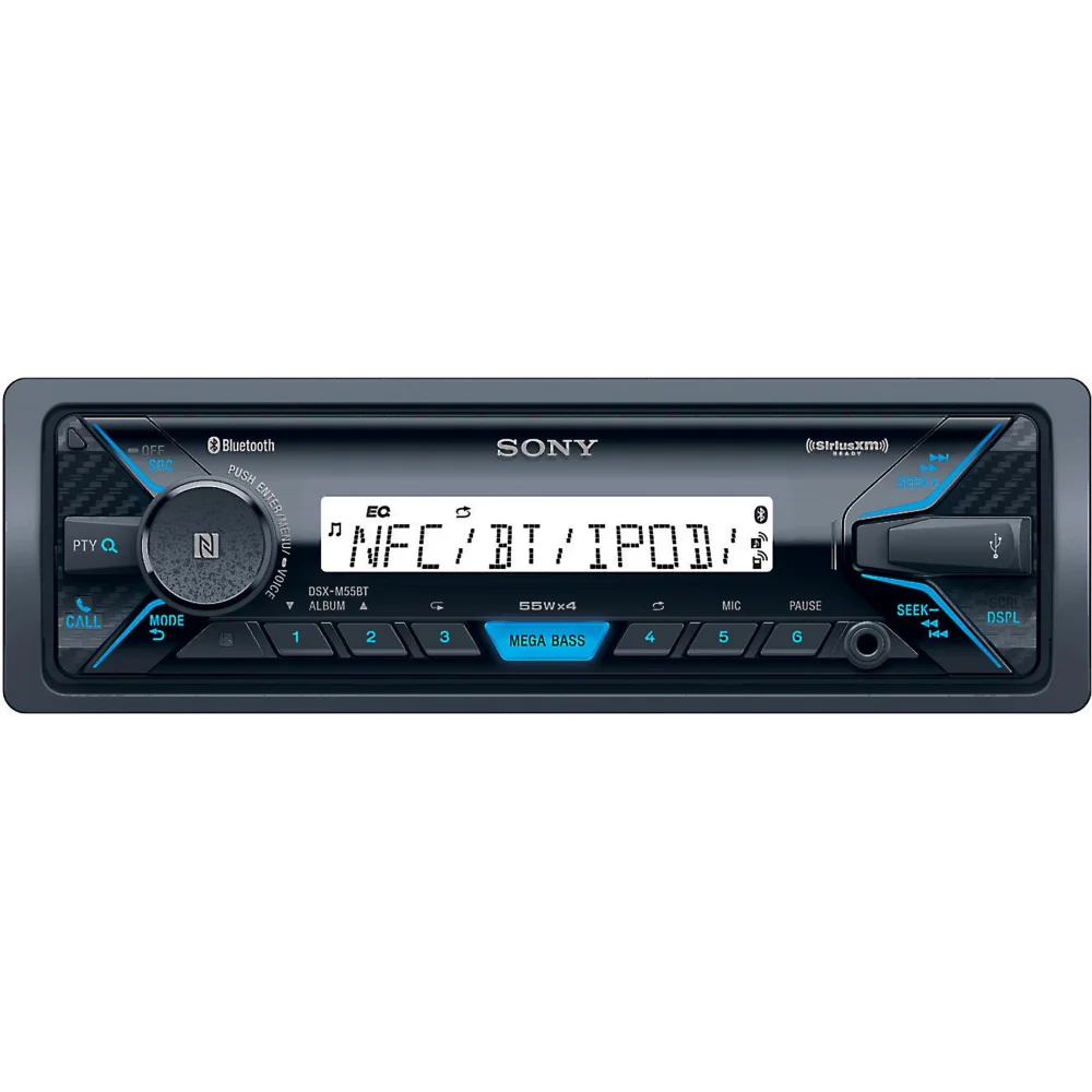 Sony Dsxm55bt Digital Media Marine Receiver with Bluetooth