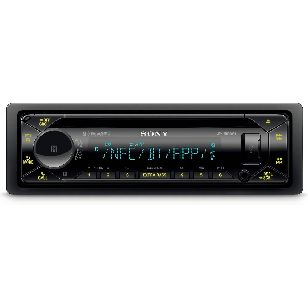 Sony Mex-n5300bt 1-din Cd Car Stereo Receiver - Car Stereo