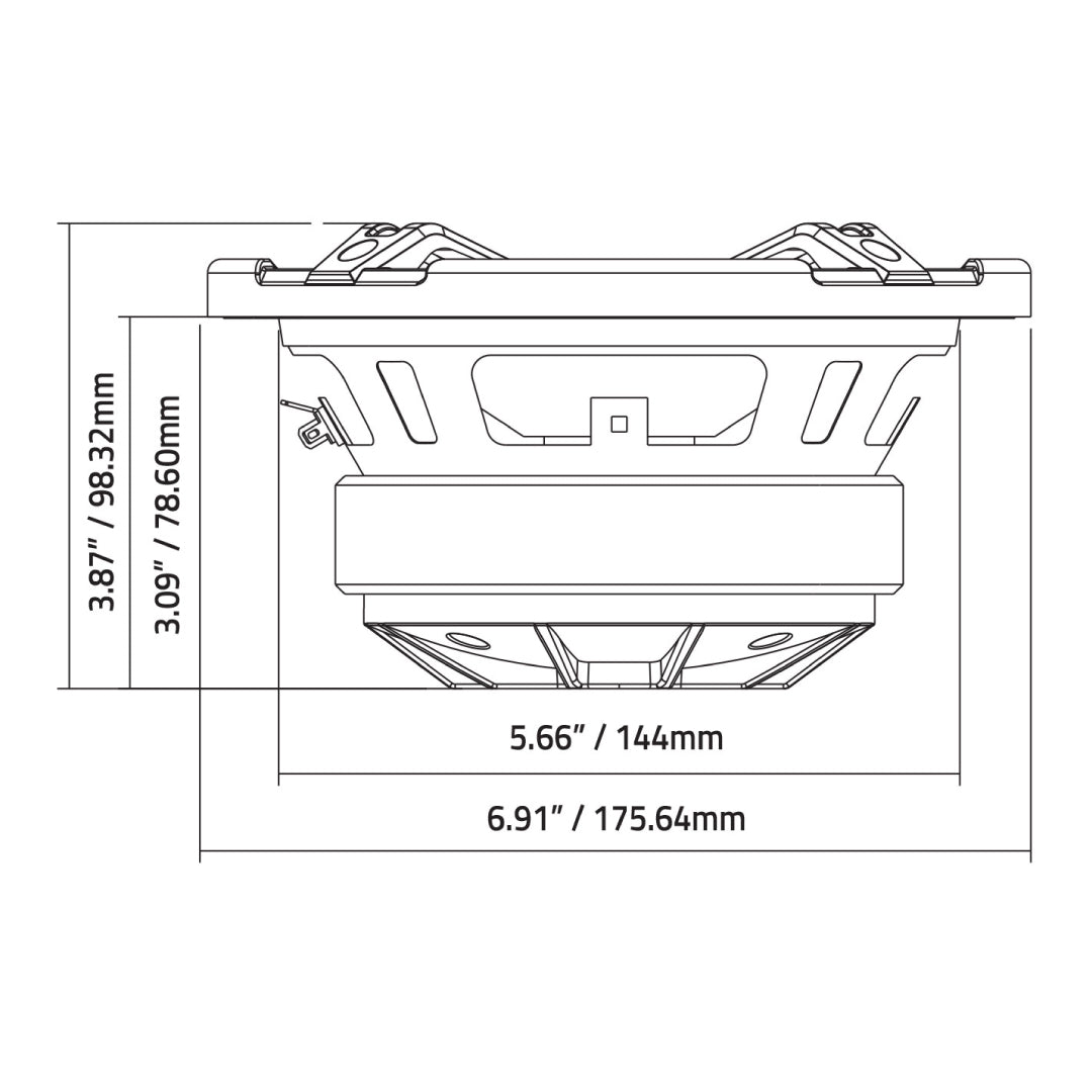 DB Drive WDX6MOTO 6.5" Compression-Loaded Speakers (4-Pack) + Recoil RL880.4 Amplifier – Complete Moto Audio Bundle SALE