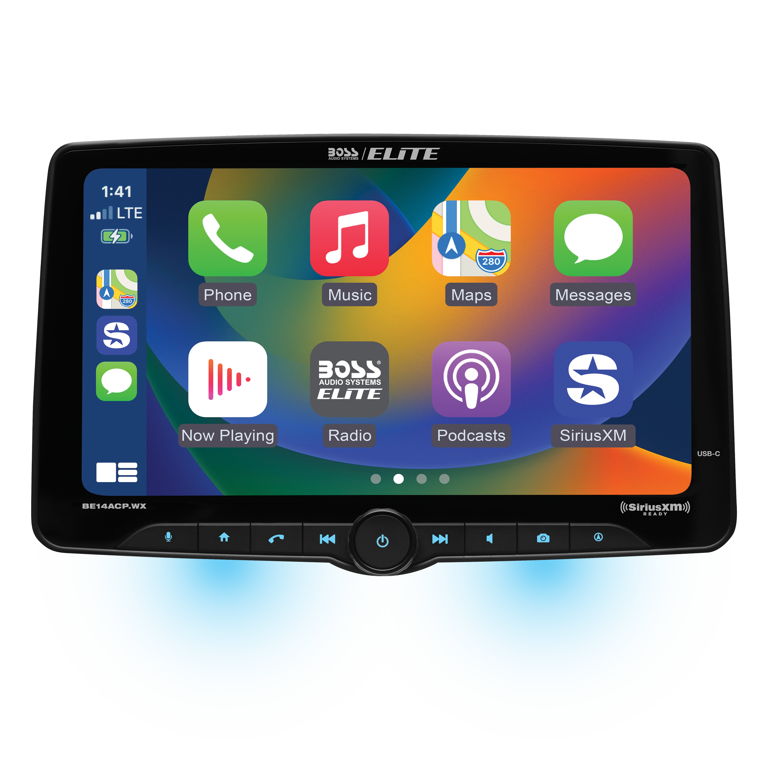 BE14ACP.WX BOSS ELITE 14 INCH FLOATING STYLE RADIO MAESTRO READY