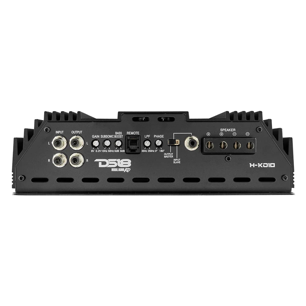 (used) Hooligan Ko Black 1-channel Amplifier with Voltmeter