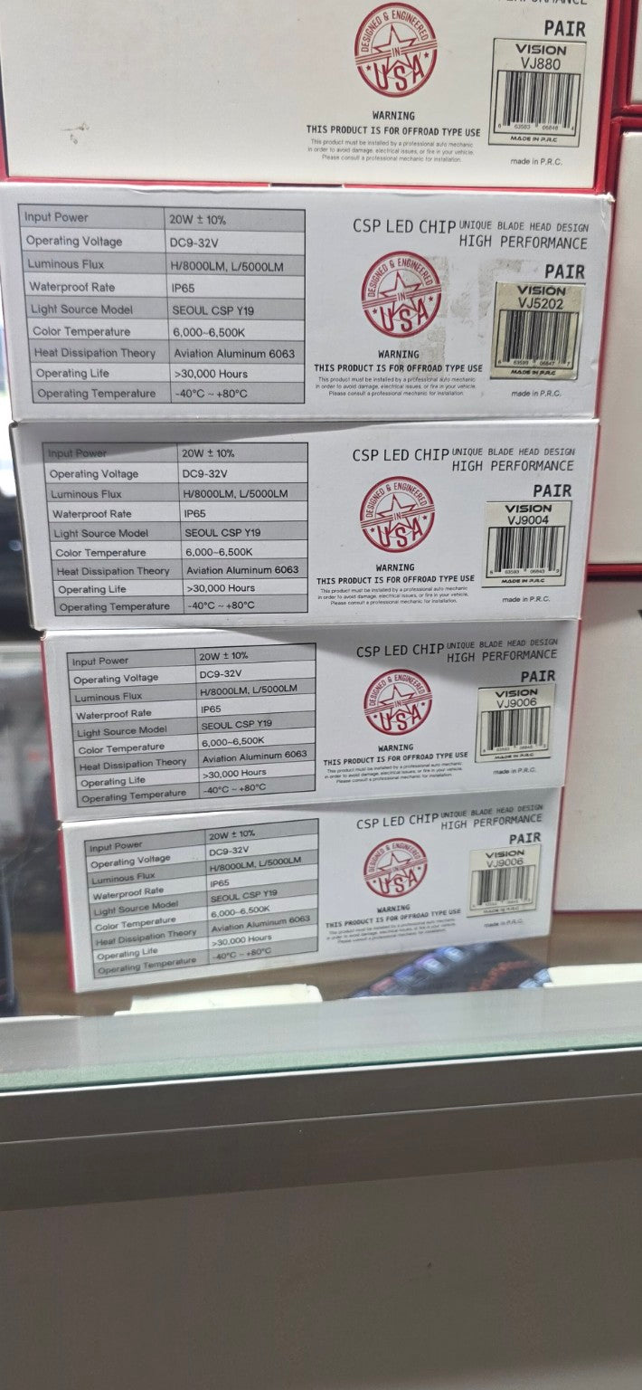 Actual Vision VJ9006 LED headlight closeout inventory