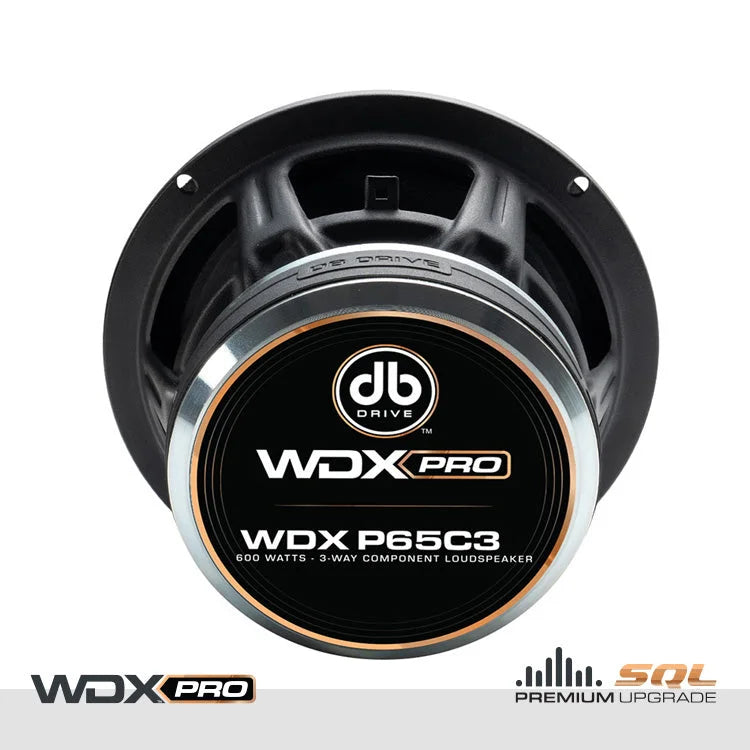 Wdx P65c3: Pro 6.5 In. 3-way Component Loudspeaker