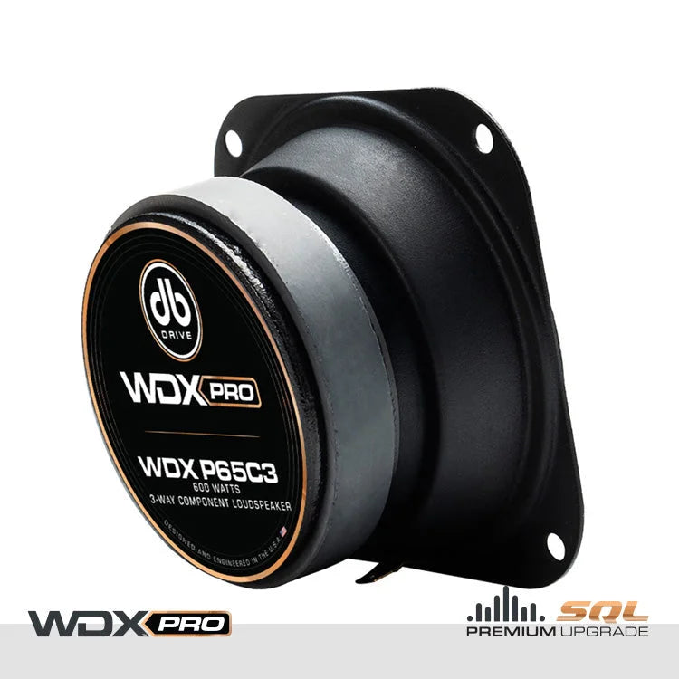 Wdx P65c3: Pro 6.5 In. 3-way Component Loudspeaker