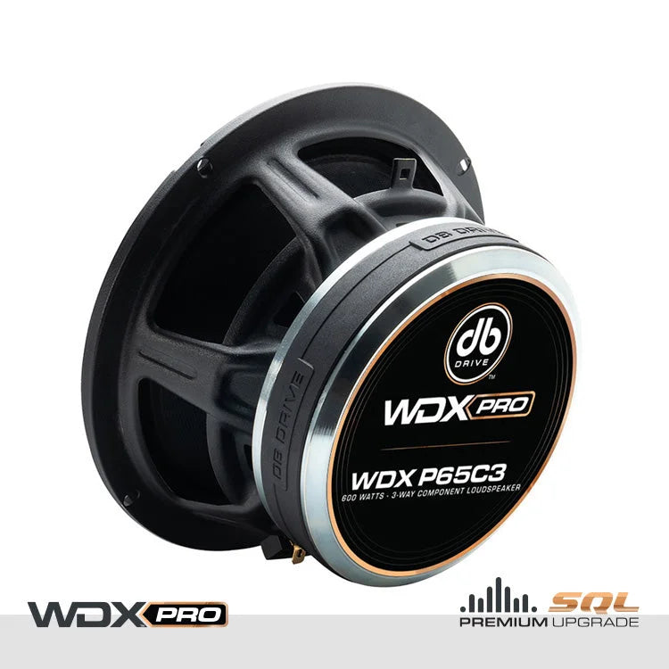 Wdx P65c3: Pro 6.5 In. 3-way Component Loudspeaker