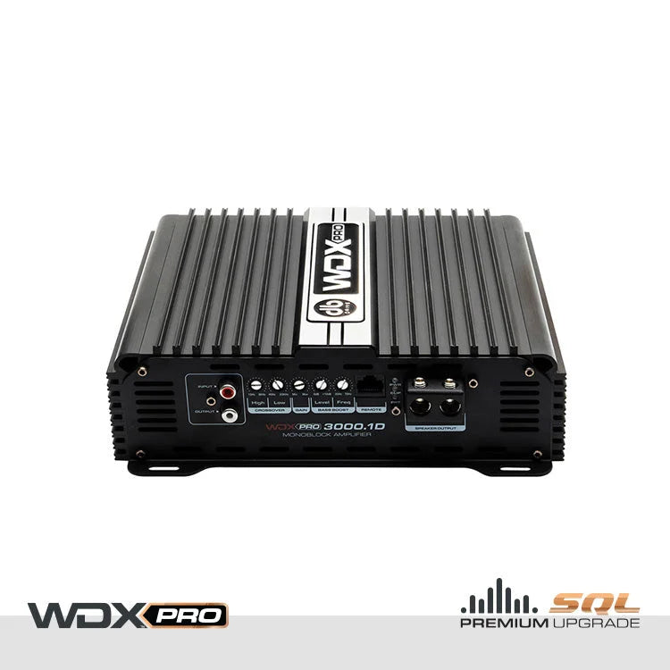 Wdx Pro3000.1d: Mono Full-range Class d Amplifier - Sms Car