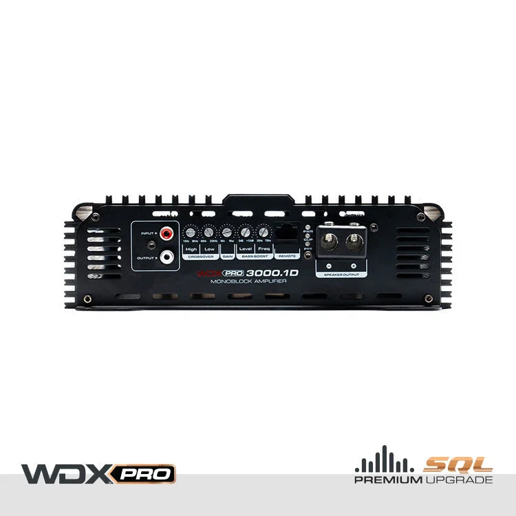 Wdx Pro3000.1d: Mono Full-range Class d Amplifier - Sms Car
