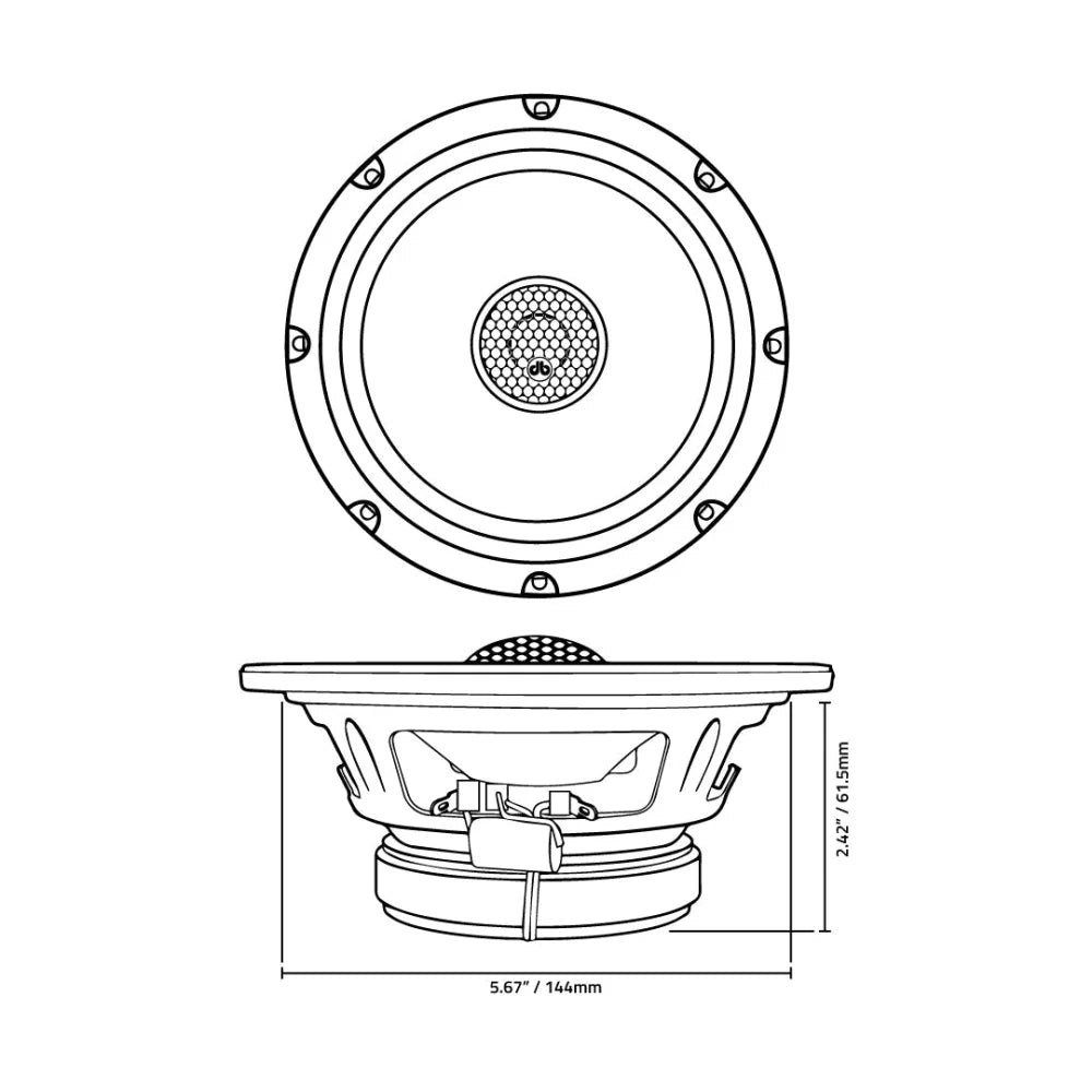 Wdx6moto: 6.5’’ Moto 2-way Loudspeakers (1 Pair) - Speaker