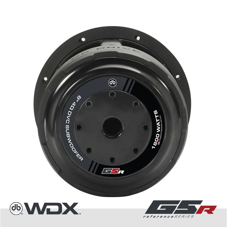 Wdx8g5r.4: 8 In. Dual 4-ohm Subwoofer - Sms Car Audio