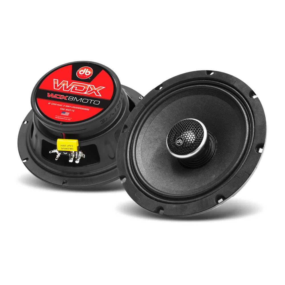 Wdx8moto: 8’’ Moto 2-way Motorcycle Loudspeakers (1 Pair)