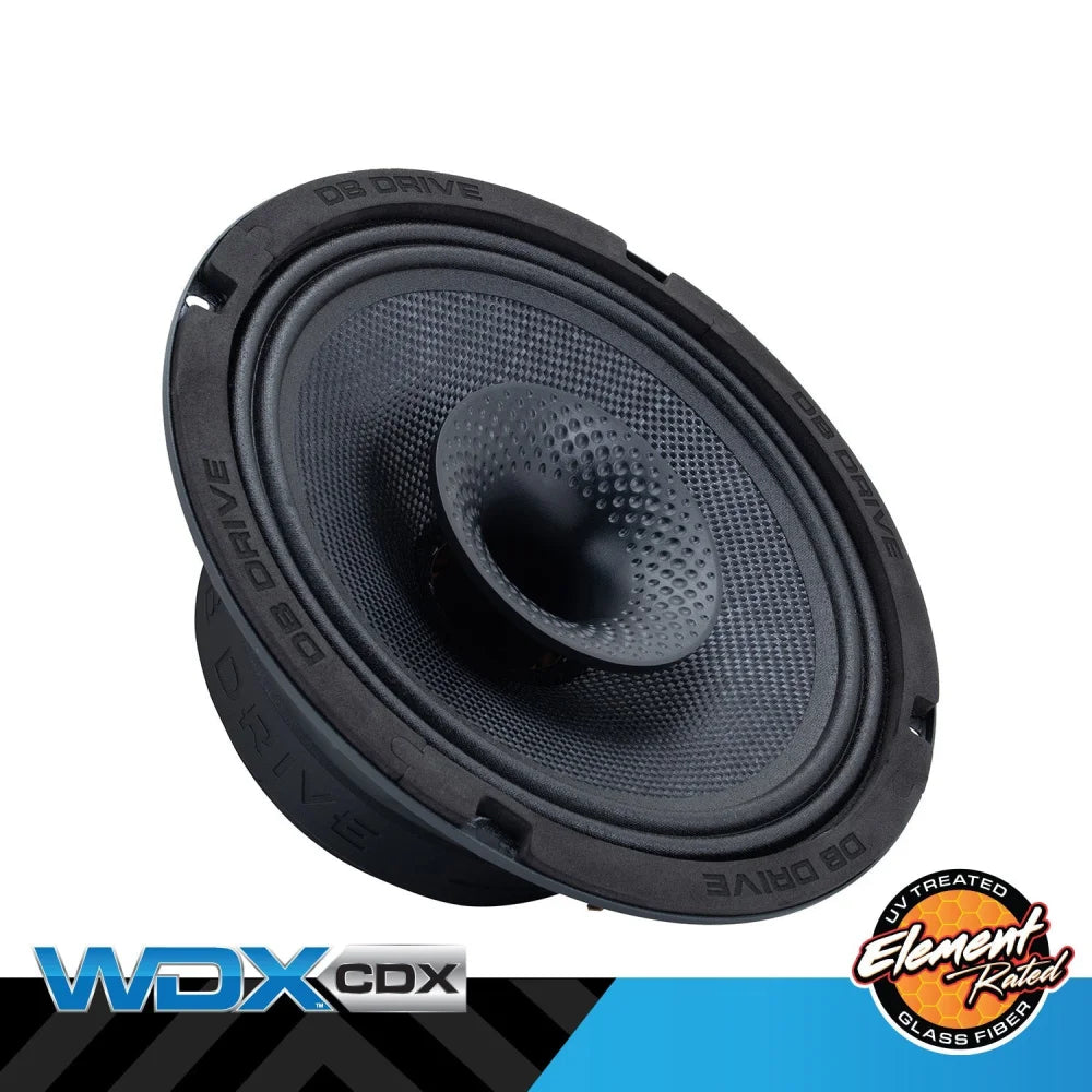 Wdx8moto-cdx: 8 In. 2-way Loudspeaker W/rear Mounted Comp.