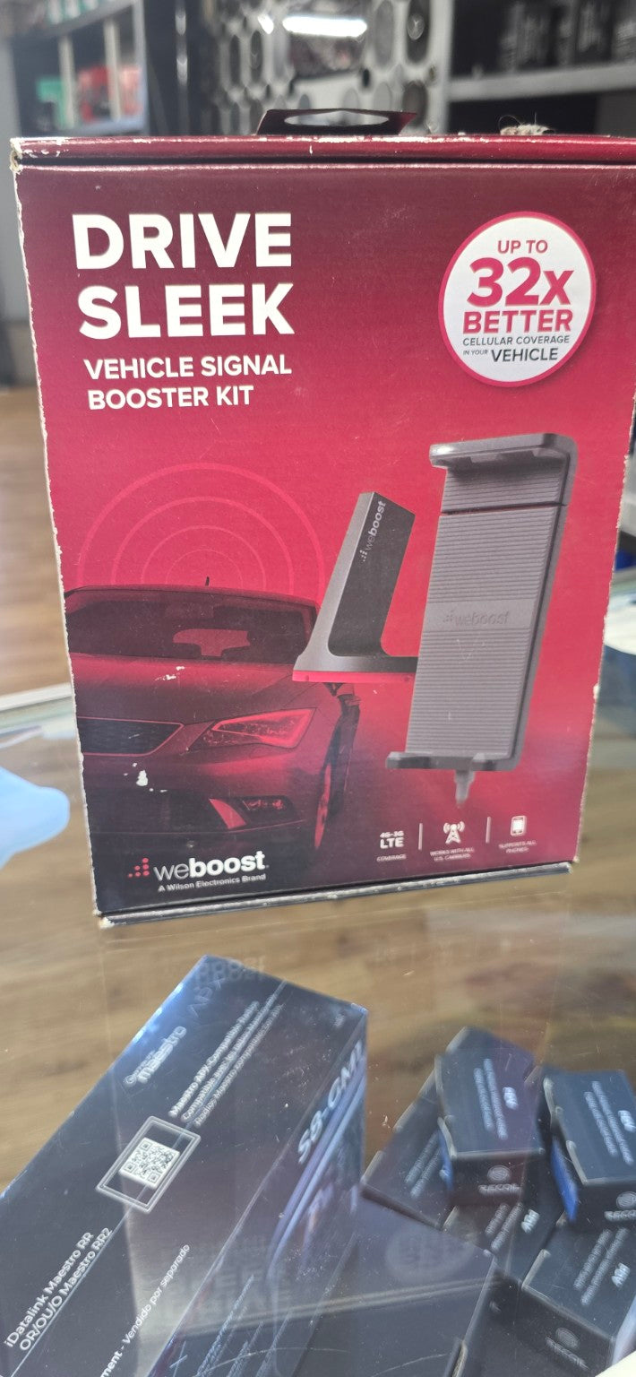weBoost Drive Sleek 470135 vehicle signal booster kit retail box front