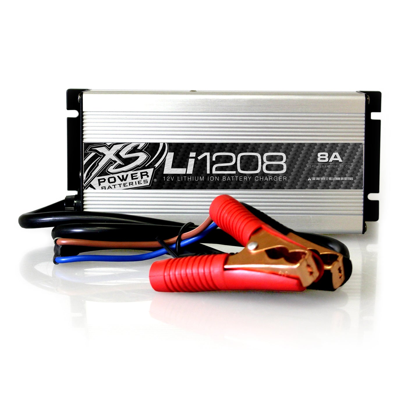 XS Power Li1208 12V 8A lithium IntelliCharger factory product photo