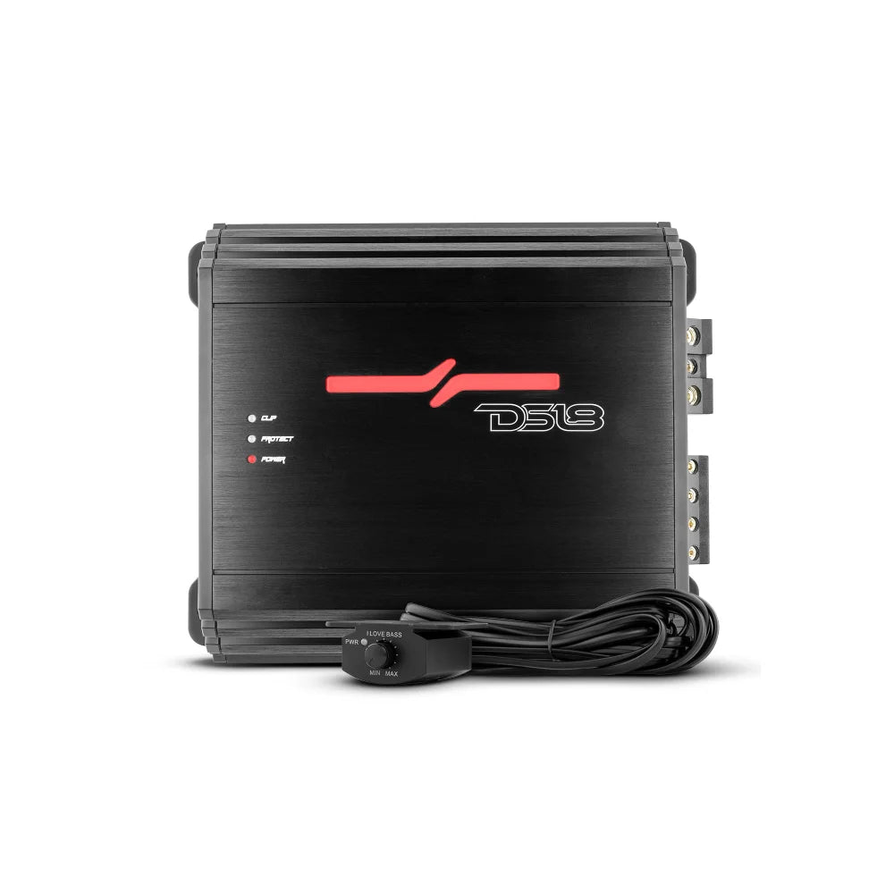 Zr 1-channel Class d Amplifier 500 Watts Rms @ 1-ohm - Car