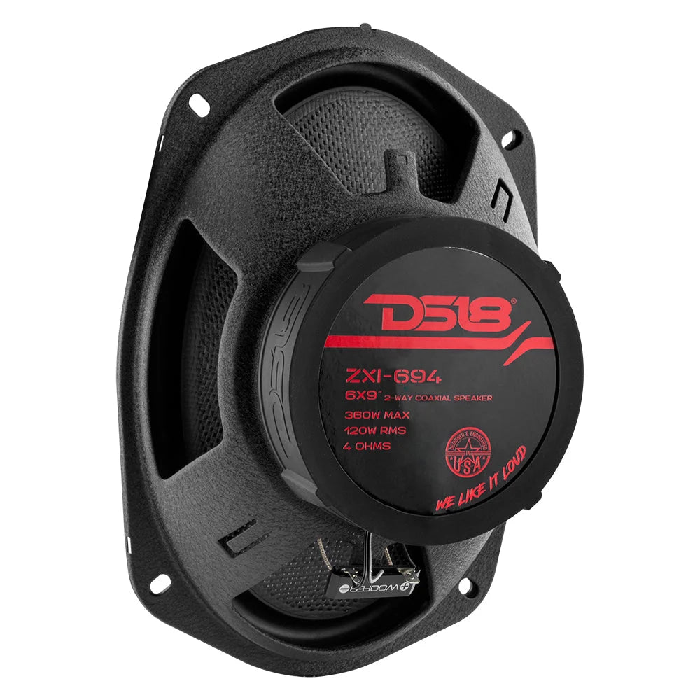 Zxi 6x9’’ 2-way Coaxial Speakers with Kevlar Cone 120