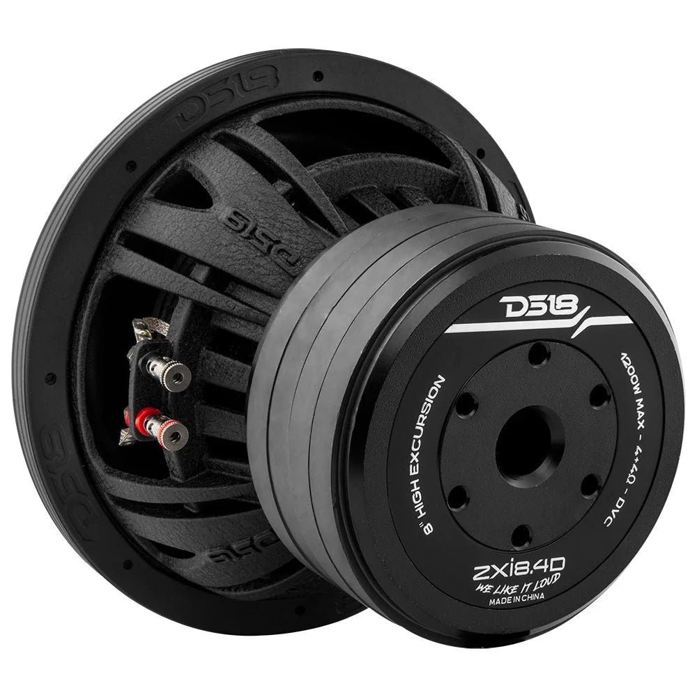 Zxi 8’’ High Excursion Subwoofer Quad Stacked Magnets